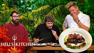 Cave Meat Challenge Gets Rated | Hell's Kitchen