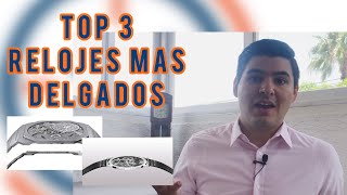 TOP 3 - Relojes más delgados