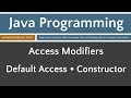 Learn Java Programming - Default (Package-Private) Access Applied to a Constructor