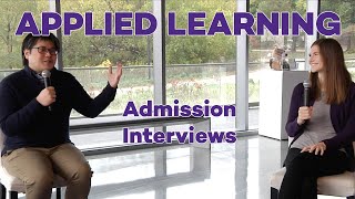 RE-PREMIERE: Applied Learning | Admission Interviews