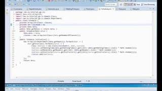 Class Scheduling (01) + Genetic Algorithms (04) + JAVA Prototype Project