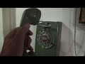 554 1960 bell system by western electric rotary wall phone.