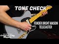 TONE CHECK: Fender Brent Mason Telecaster Demo | No Talking