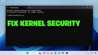 How To Fix Kernel Security Check Failure (UPDATED 2026)✅