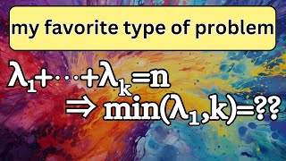 from one of my favorite topics -- integer partitions.