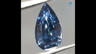 1.01 ct Fancy Dark Gray Blue Pear VS2 GIA 天然 ダイヤモンド ルース DIAMOND EXCHANGE FEDERATION