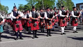 Kinc Record Massed Band at Kincardine Scottish Festival July 7, 2018 MOV