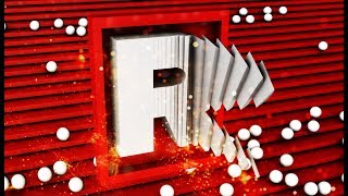 Split Text Title Animation Cinema 4D Tutorial