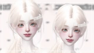 ZEPETO face tutorial | tutorial oplas zepeto girl | oplas zepeto [ pretty girl ] non pro \u0026 pro mode