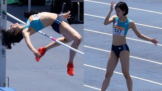 女子走幅跳の技術力を超スローで  日本の陸上界の注目アスリート 八重樫澄佳