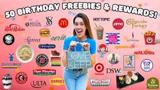 Where to Get the 50 Best Food and Retail Birthday Freebies and Rewards! 🥳 Adara Unboxed