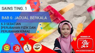 SAINS TING 1 BAB 6.3 SEBATIAN | BAHAGIAN 2 | PERUBAHAN FIZIK DAN PERUBAHAN KIMIA