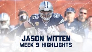 Jason Witten's 100+Yard Receiving Day ! | Cowboys vs. Browns | NFL Week 9 Player Highlights