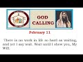 GOD CALLING FEB 11 (BIBLE EDUCATIONAL) #religion #biblestudy #signlanguage #deaf #deaf community