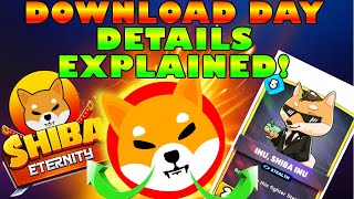 Shiba Eternity Download Day FULL PLANS Revealed | Shiba Inu Game Launch