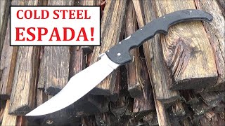 Cold Steel Espada XL - A True Classic - Folding Knife Slays (Bottles) Pocket Sword EDC