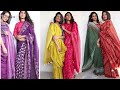 chidiyaa hand printed cotton sarees