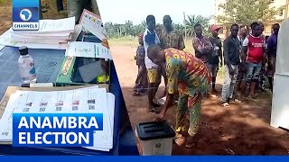 Voting Commences At The Polling Unit Of APC Guber Candidate Andy Uba