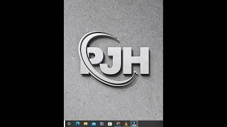 Coreldraw Tutorial - Creative Letter P + J + H Logo Design in Coreldraw