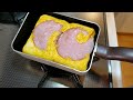 超時短！super easy hot sandwich【one pan toast 】