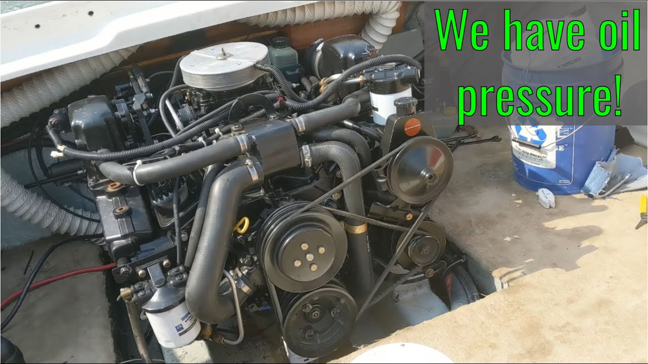 Home Rebuilt Mercruiser 5.7L Test Runs - YouTube