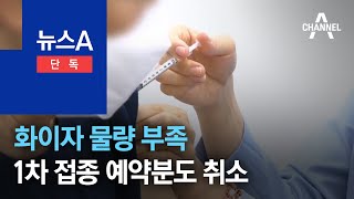 [단독]화이자 물량 부족…부산서 1차 접종 예약분도 취소 | 뉴스A