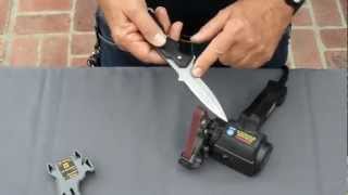 Outdoor Knife Sharpening using the Work Sharp Knife Sharpener