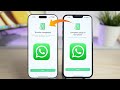 Transfer WhatsApp Chats from Old iPhone to New iPhone | Easy Steps