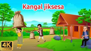 Kangal jiksesani golpo 2024 garo cartoon moral story