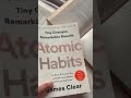 Atomic Habits Book Summary By James Clear - 5 things I learnt #shorts