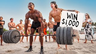 PUBLIC STRENGTH COMPETITION! (Lift this, Win $1,000)