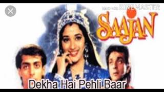Sajan movie song |dekha hai pehli baar song |90s songs| evergreen songs| hits songs