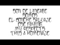 conejo bonche salvaje with lyrics on screen coronation