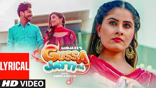 Gussa Jatti Da: Gurjazz (Full Lyrical Song) KV Singh | Ranaa | Latest Punjabi Songs 2019