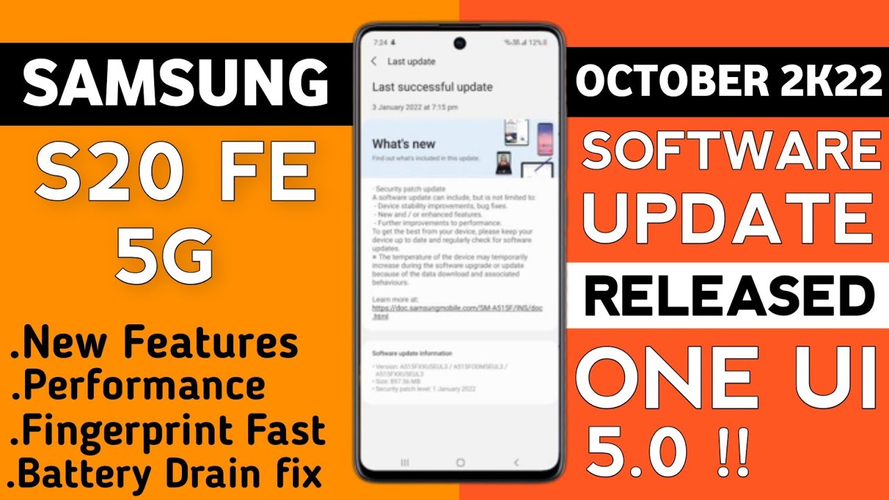 Samsung S20 FE 5G October Update Review | OneUI 5 Android 13 Update ...