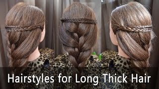 »  Hairstyle for Long Thick Hair  « | Frisuren für lange dicke Haare