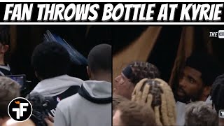 Fan Throws Water Bottle at Kyrie Irving in the Boston Garden