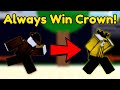 How to ALWAYS Win Crown in Untitled Tag Game! (Roblox)