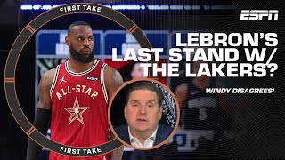 WINDY goes after Stephen A.'s take! 'This isn't LeBron or the Lakers last STAND!
