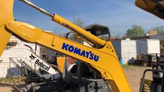 Komatsu PC18MR2 review and walk around  106