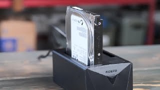 FIDECO USB 3 2 Gen 1 to Hard Drive Docking Station, Hard Drive Dock Review, GREAT Value!