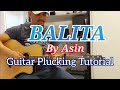 BALITA by Asin | Plucking | Easy Guitar Tutorial | #OPM | #asin | DG VISION TV