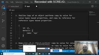 Javascript Tutorial #7 | Shallow vs Deep Copy in Javascript | Hindi