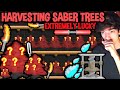 HARVESTING 40+ SABER TREES (EXTREMELY LUCKY) Growtopia