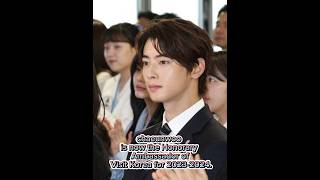 chaeunwoo is now the Honorary Ambassador of Visit Korea for 2023-2024. #chaeunwoo