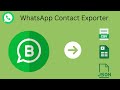 How to bulk export WhatsApp contact in 2025?
