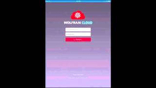 Wolfram Cloud App