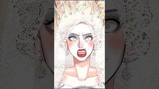 They messed up her wedding makeup 🤣🤣 #manhwa #manga #manhua #shorts