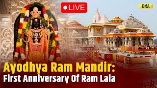 Ayodhya Ram Mandir LIVE: First Anniversary Of Ram Lala Pran Pratishtha | Ayodhaya | Shree Ram