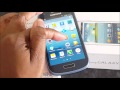 How to change the language on Samsung S III mini phone